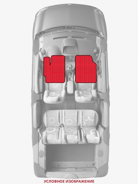 ЭВА коврики «Queen Lux» передние для Chevrolet Biscayne