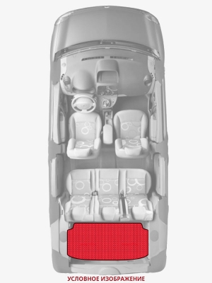 ЭВА коврики «Queen Lux» багажник для Honda Acty (4G)